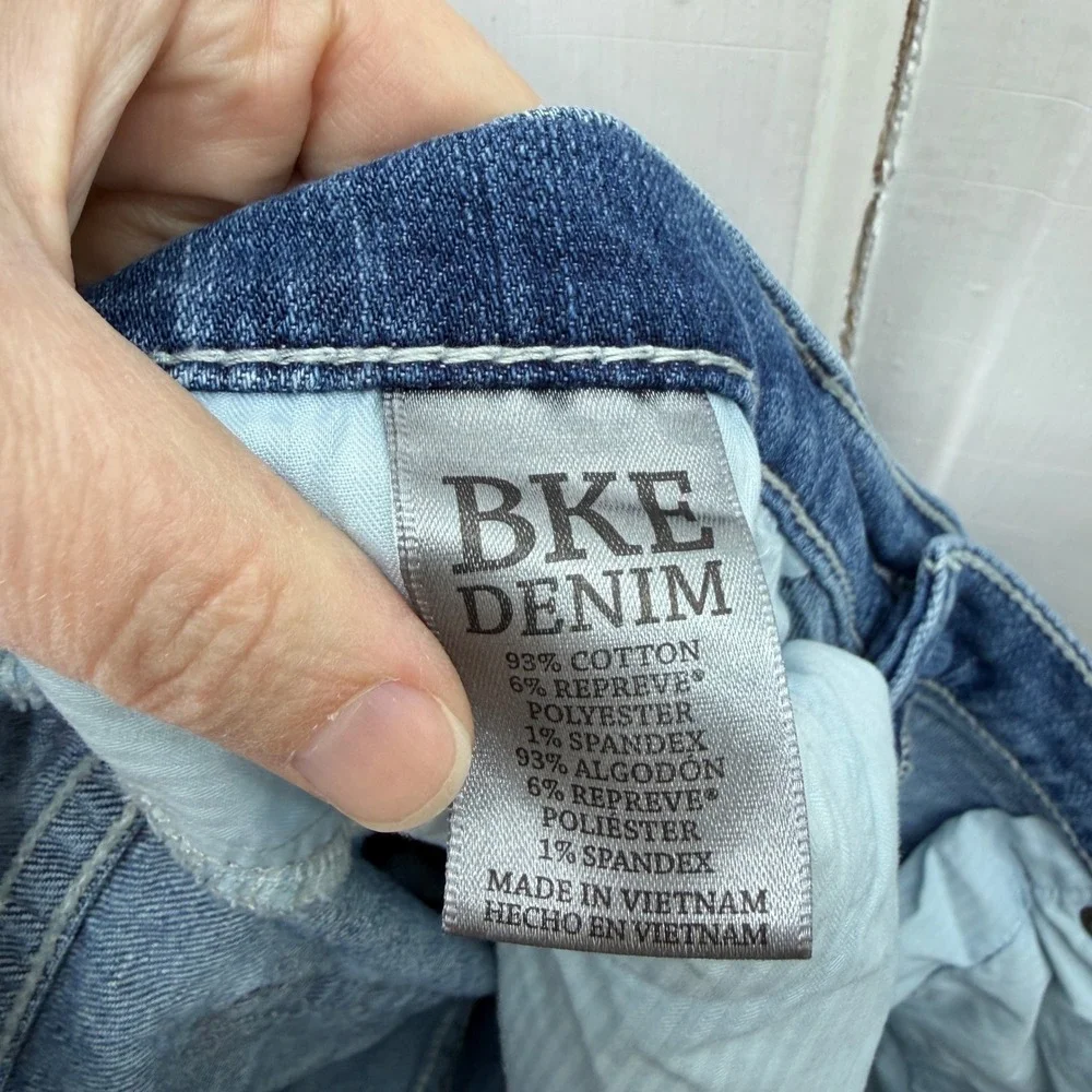 BKE Tyler Mens 38R 38‎ Regular Straight Leg Thick Stitch Denim Jeans MGC23137
